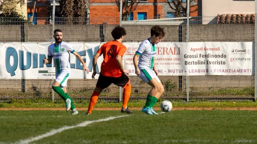 SPORT CALCIO PROMOZIONE VEROLESE - LODRINO NELLA FOTO PRESTINI (VEROLESE) NADIRI (LODRINO) 02/03/2025 marazzani@newreporter