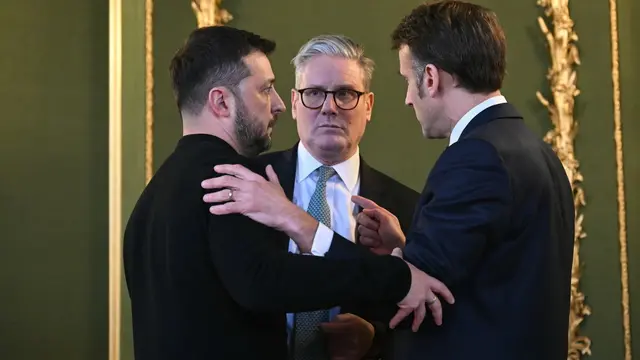 L'incontro tra Starmer, Macron e Zelensky - Foto Ansa © www.giornaledibrescia.it