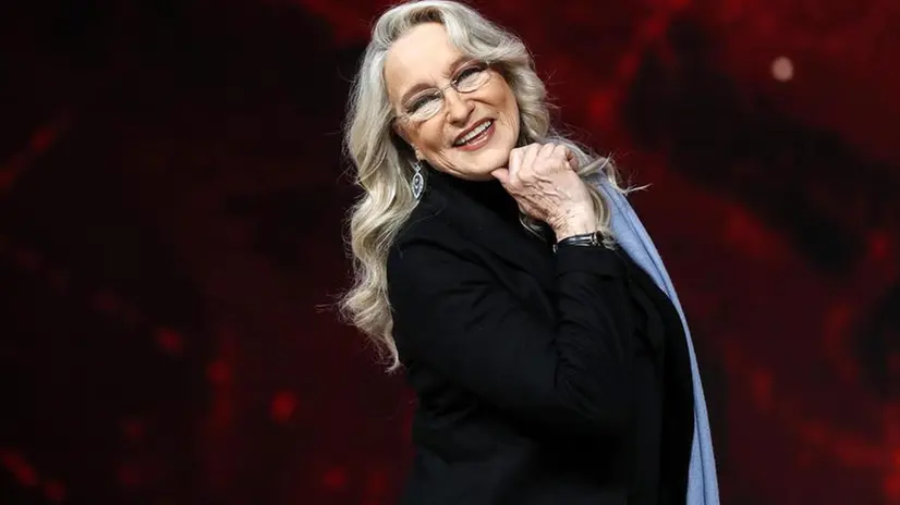 Eleonora Giorgi durante il photocall del varietà 'Ballando con le stelle' in onda su Rai Uno, Roma, 8 marzo 2018. ANSA/RICCARDO ANTIMIANI