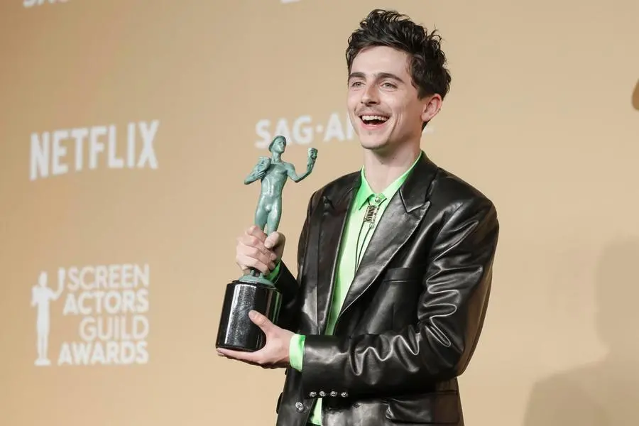 Thimotée Chalamet ai Sag Awards 2025