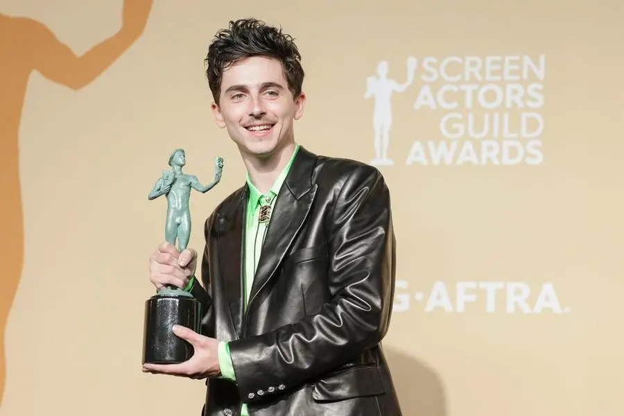 Thimotée Chalamet ai Sag Awards 2025