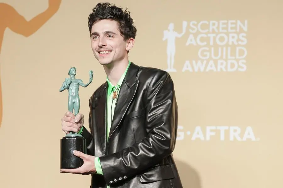 Thimotée Chalamet ai Sag Awards 2025