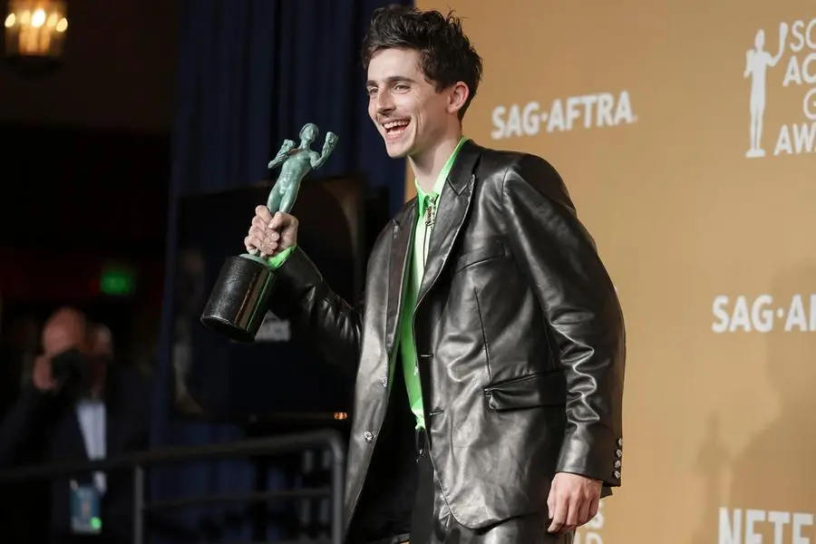 Thimotée Chalamet ai Sag Awards 2025