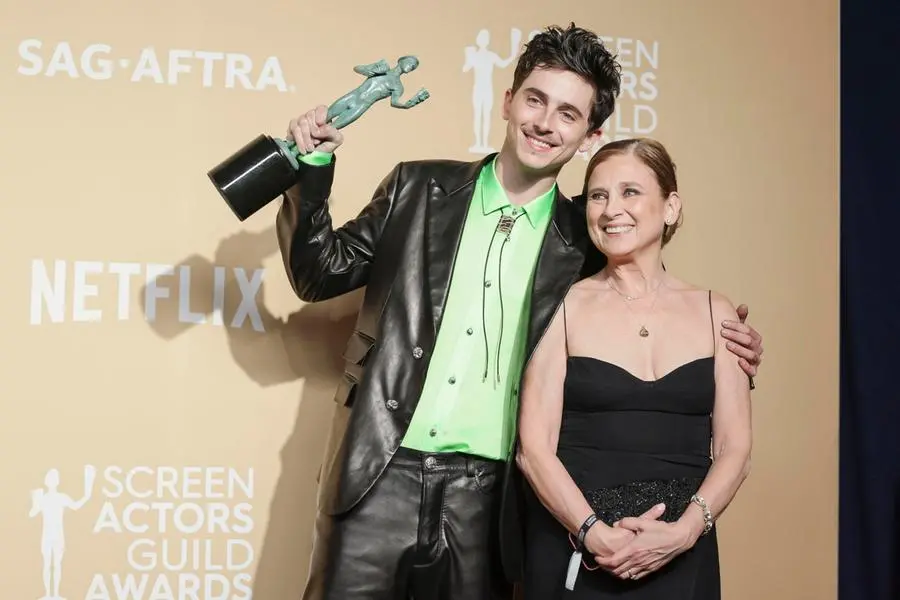 Thimotée Chalamet ai Sag Awards 2025