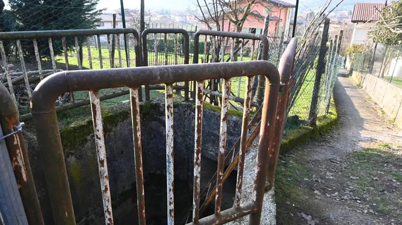 Il pozzo dove è stato trovato senza vita il 59enne