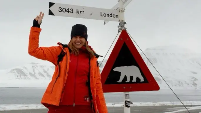 Catapano durante una spedizione