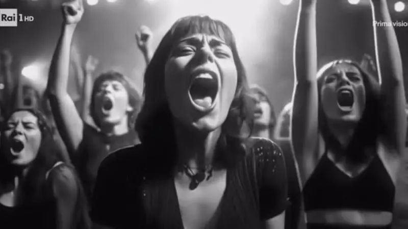 Uno spezzone creato con l'AI in b-roll