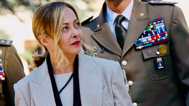 Meloni alla scuola carabinieri