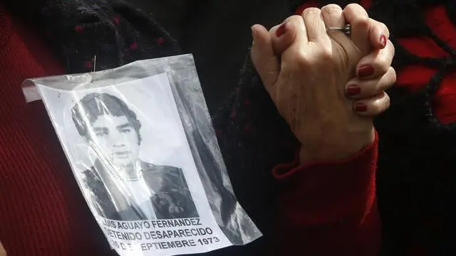 epa06197402 Relatives of the victims of Pinochet's dictatorship visit Colonia Dignidad in Parral, Chile, 10 September 2017. A group of relatives of the victims of the Chilean dictatorship visited the former Colonia Dignidad, where, according to a witness, there is a common grave in which victims were buried after being executed. Colonia Dignidad, a mysterious German enclave in Chile, was founded in 1961 by former Nazi officer Paul Schaefer, who died of heart disease in 2010 while serving a prison sentence. EPA/BENJAMIN HERNANDEZ