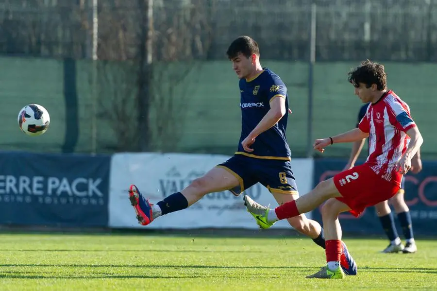 Sport Calcio DOVE Coppa Italia Eccellenza Rovato Vertovese - Codroipo nella foto Rota Luca del Rovato Vertovese 05/03/2025 mazzocchi@newreporter