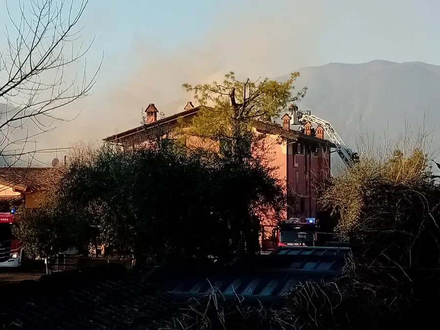 Il luogo dell'esplosione nel campeggio di Marone