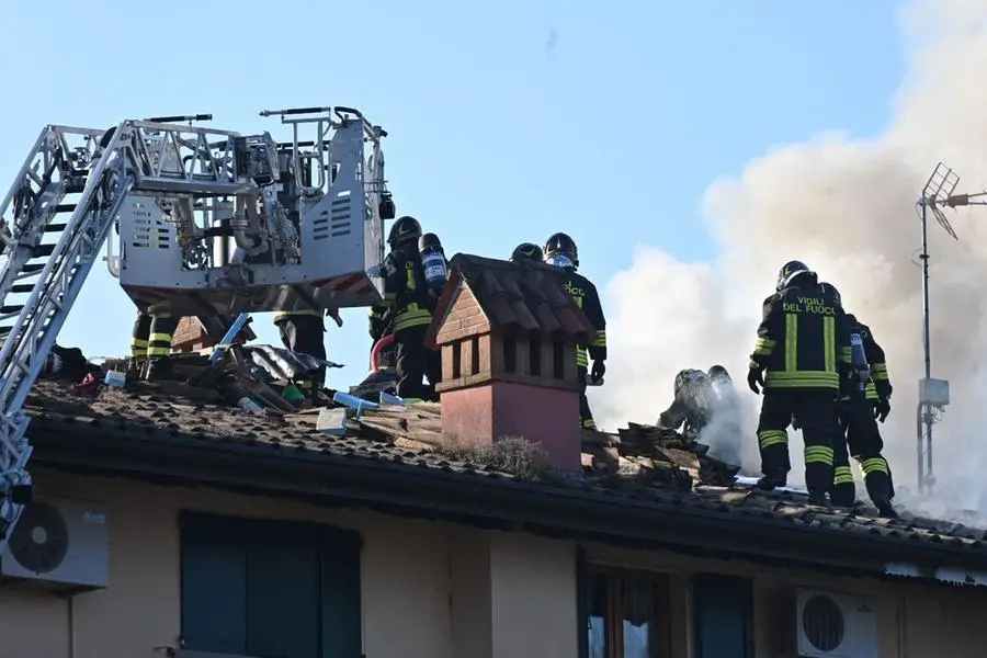 Il luogo dell'esplosione nel campeggio di Marone