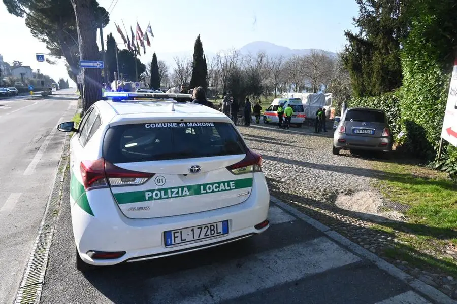 Il luogo dell'esplosione nel campeggio di Marone