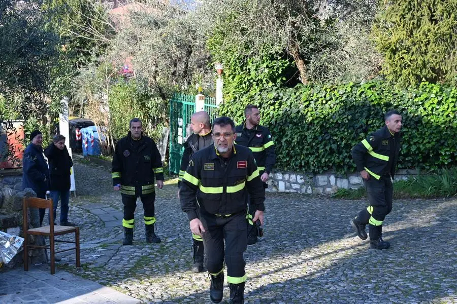 Il luogo dell'esplosione nel campeggio di Marone