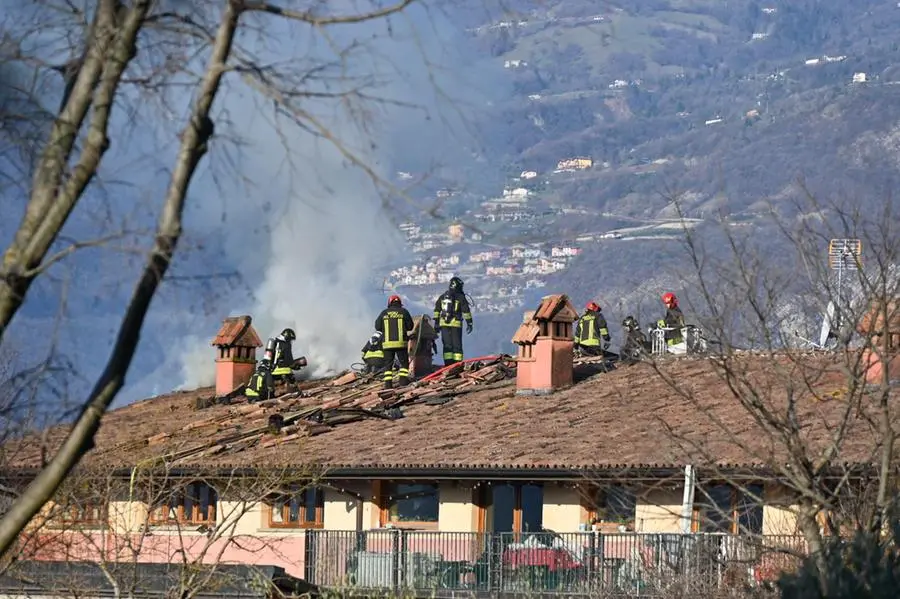 Il luogo dell'esplosione nel campeggio di Marone