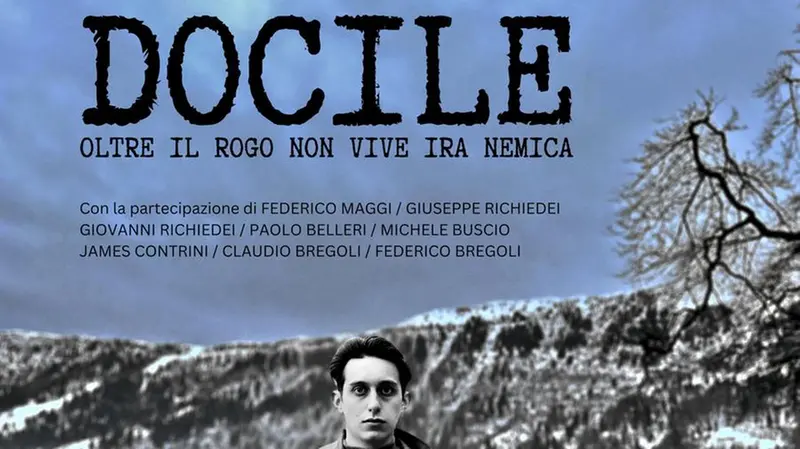 La locandina del cortometraggio dedicato a Marcello Richiedei