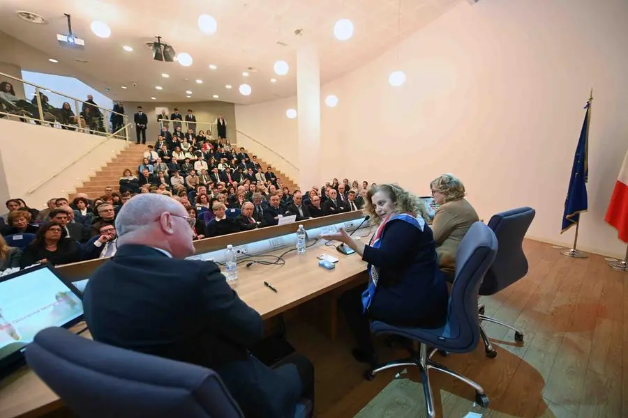 CRONACA BRESCIA COLLEGIO LUCCHINI INAUGURAZIONE ANNO ACCADEMICO NELLA FOTO GIOVANNA IANNANTUONI PER REDAZIONE CRONACA PROVINCIA WEB 06-03-2025 MARCO ORTOGNI NEW EDEN GROUP