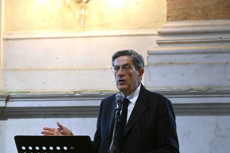 CRONACA BRESCIA PALAZZO LOGGIA 25 ANNI DI FONDAZIONE ASM NELLA FOTO ROBERTO TASCA PER SANDRINI 05-03-2025 MARCO ORTOGNI NEW EDEN GROUP