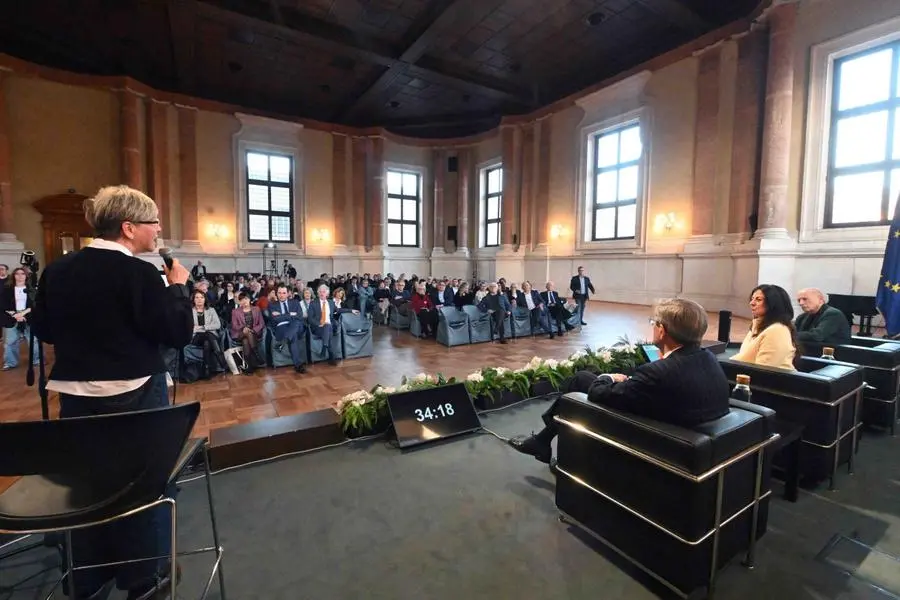 CRONACA BRESCIA PALAZZO LOGGIA 25 ANNI DI FONDAZIONE ASM PER SANDRINI 05-03-2025 MARCO ORTOGNI NEW EDEN GROUP