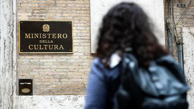 Il ministro della Cultura in via del Collegio Romano, Roma, 03 settembre 2024. ANSA/ANGELO CARCONI
