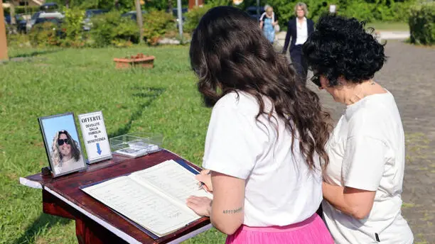 Funerale di Alex Marangon, a Marcon (Ve)