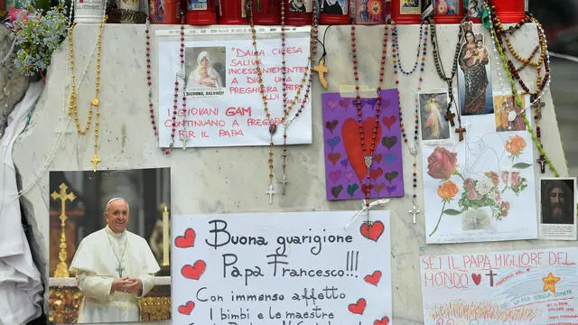 Altra giornata di ricovero al Policlinico Gemelli per Papa Francesco Roma, 08 marzo 2025 ANSA/FABIO CIMAGLIA