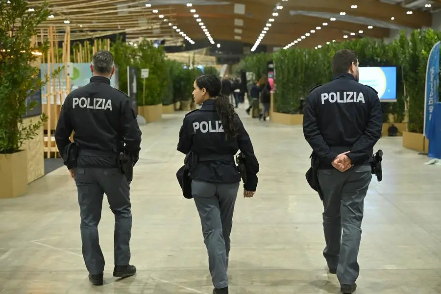 CRONACA  BRESCIA EXPO FUTURA 2025 VARI STAND NELLA FOTO POLIZIA 8/03/2025 newreporter©favretto