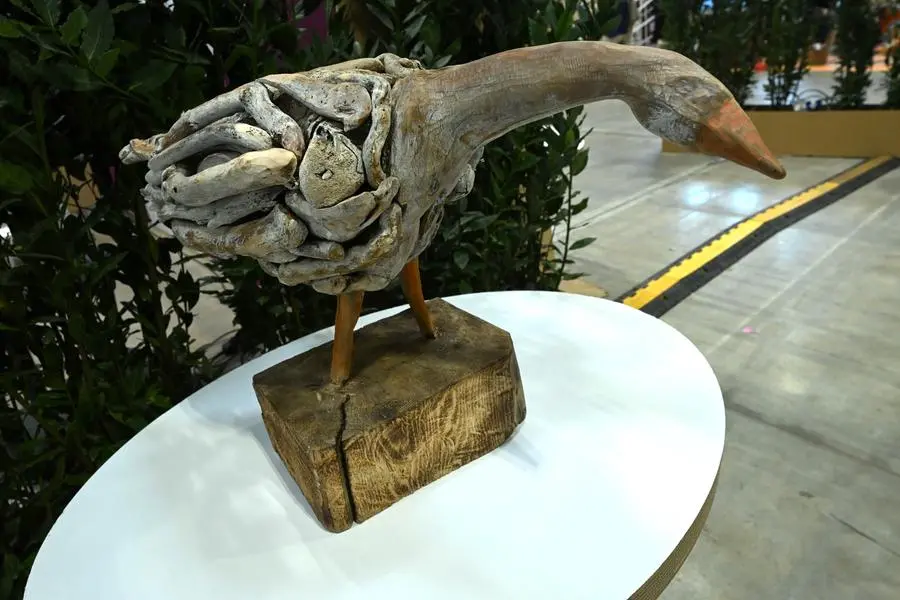 CRONACA  BRESCIA EXPO FUTURA 2025 VARI STAND NELLA FOTO OPERE ARTISTICHE RICICLO 8/03/2025 newreporter©favretto