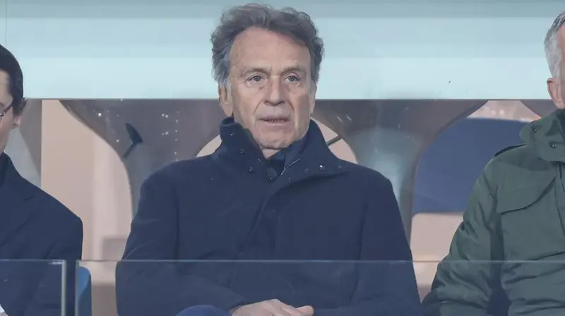 Massimo Cellino in tribuna al Rigamonti - Foto New Reporter Nicoli © www.giornaledibrescia.it