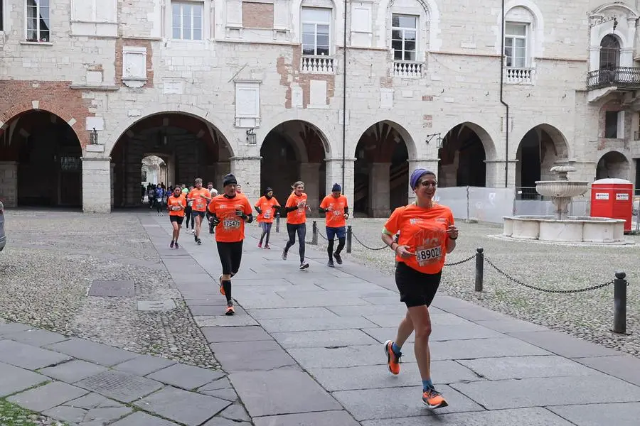 Brescia Art Marathon, i corridori in centro città