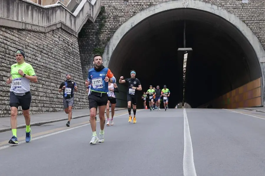 Brescia Art Marathon, i corridori in centro città