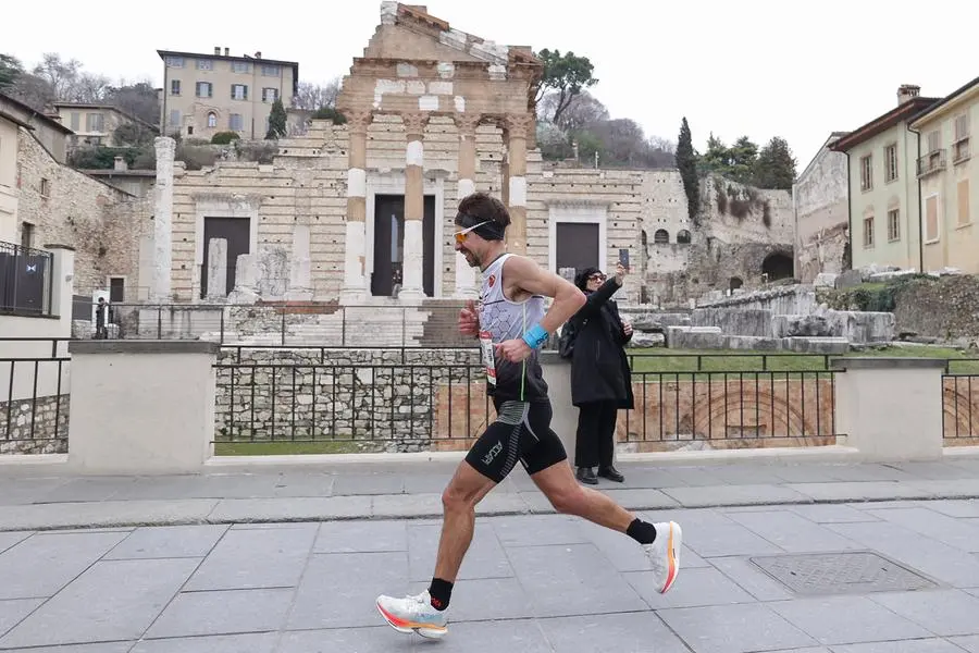 Brescia Art Marathon, i corridori in centro città