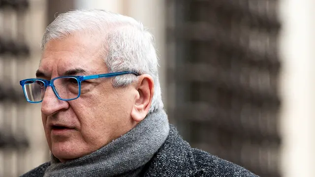 Il ministro degli Affari Europei, Politiche di Coesione e Pnrr Tommaso Foti durante il Consiglio dei Ministri (Cdm) a Palazzo Chigi, Roma, 19 febbraio 2025. ANSA/ANGELO CARCONI