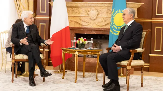 Il Presidente della Repubblica Sergio Mattarella incontra il Presidente della Repubblica del Kazakistan, Kassym-Jomart Kemeluly Tokayev (foto di Francesco Ammendola - Ufficio per la Stampa e la Comunicazione della Presidenza della Repubblica)