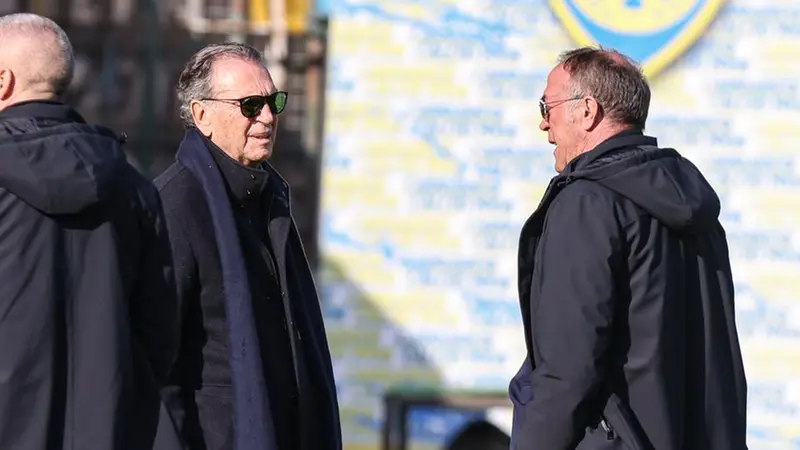 Massimo Cellino e Renzo Castagnini - Foto New Reporter © www.giornaledibrescia.it