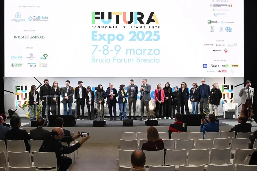 CRONACA BRESCIA EXPO FUTURA 2025 FUTURE ARENA EVENTO DI CHIUSURA NELLA FOTO EVENTO CHIUSURA 9/03/2025 newreporter©favretto