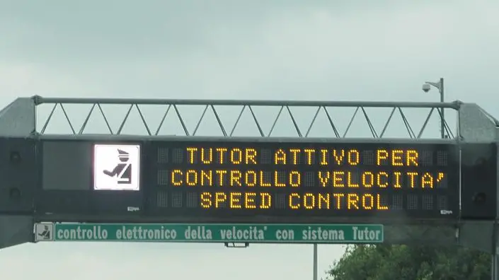 L'avviso di un tutor attivo sulle autostrade italiane