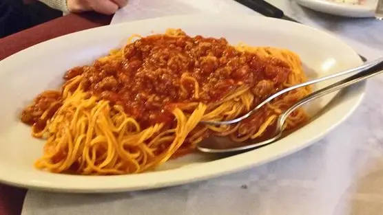 ANCONA - Un piatto di tagliolini al ragù, specialità di Campofilone.