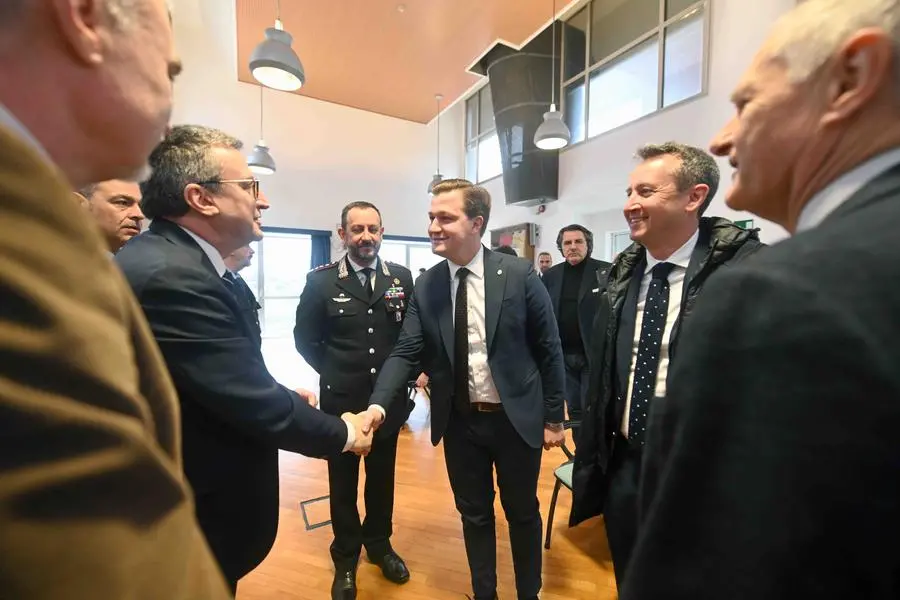 PAESI PROVINCIA MAZZANO MUNICIPIO COMITATO PROVINCIALE ORDINE E SICUREZZA CON IL PREFETTO POLICHETTI PER SANDRINI 12-03-2025 MARCO ORTOGNI NEW EDEN GROUP