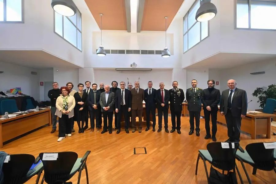 PAESI PROVINCIA MAZZANO MUNICIPIO COMITATO PROVINCIALE ORDINE E SICUREZZA CON IL PREFETTO POLICHETTI PER SANDRINI 12-03-2025 MARCO ORTOGNI NEW EDEN GROUP