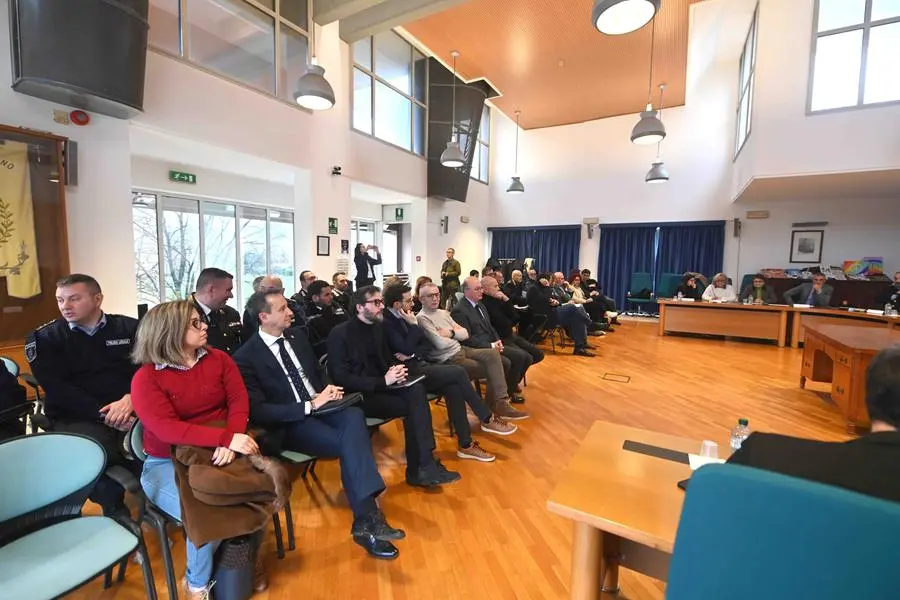 PAESI PROVINCIA MAZZANO MUNICIPIO COMITATO PROVINCIALE ORDINE E SICUREZZA CON IL PREFETTO POLICHETTI PER SANDRINI 12-03-2025 MARCO ORTOGNI NEW EDEN GROUP