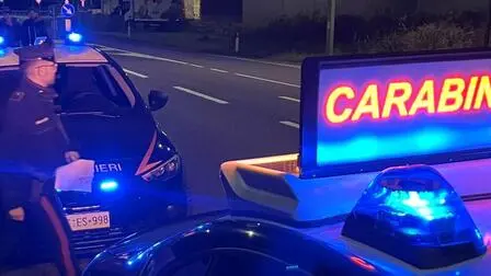 Generica carabinieri di notte a Bolzano