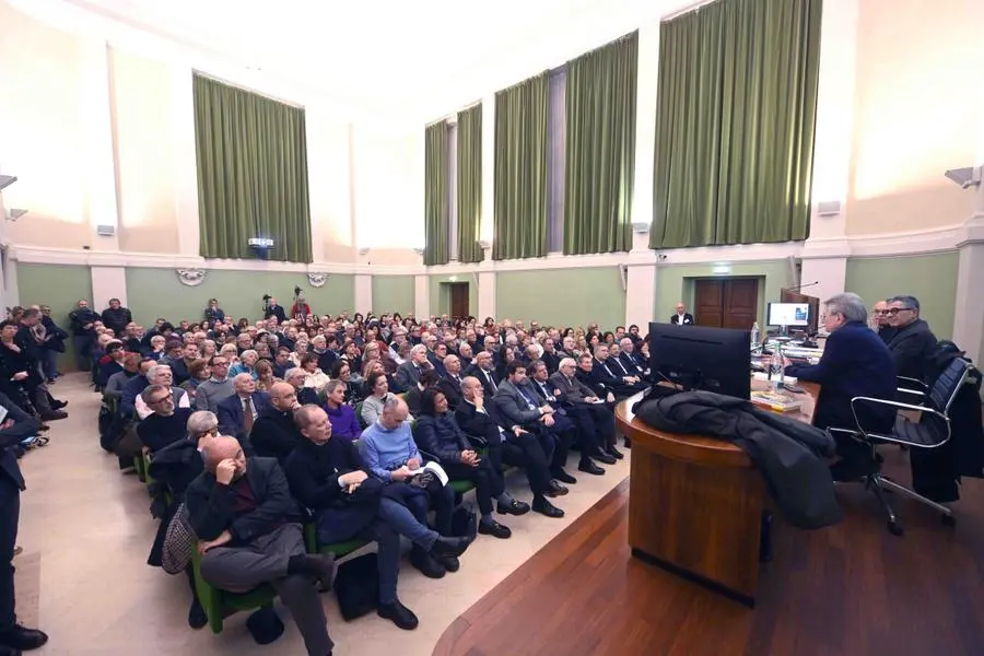 Adriano Sofri e mons. Massimo Camisasca a Brescia