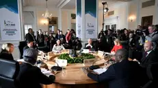 Il ministro degli Esteri Antonio Tajani in Canada durante la riunione dei Ministri degli Affari Esteri del G7, La Malbaie, Charlevoix, 13 marzo 2025./// Italian Foreign Minister Antonio Tajani in Canada during the G7 Foreign Ministers' meeting, La Malbaie, Charlevoix, 13 March 2025. ANSA/ ALESSANDRO DI MEO