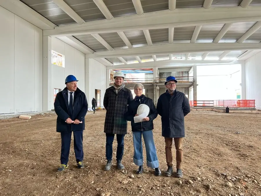 Polo di ginnastica artistica a Sanpolino: il sopralluogo ai cantieri