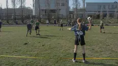 Una partita a scoutball al parco Tarello