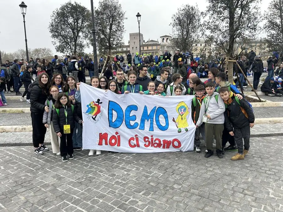 I giovani bresciani in pellegrinaggio a Roma per il Giubileo 2025