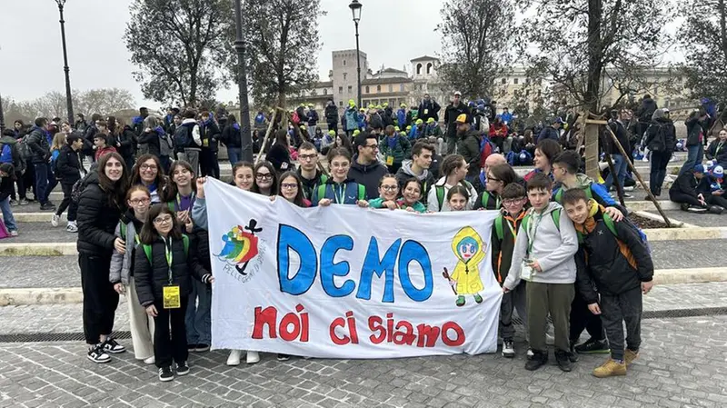 I giovani bresciani in pellegrinaggio a Roma per il Giubileo 2025