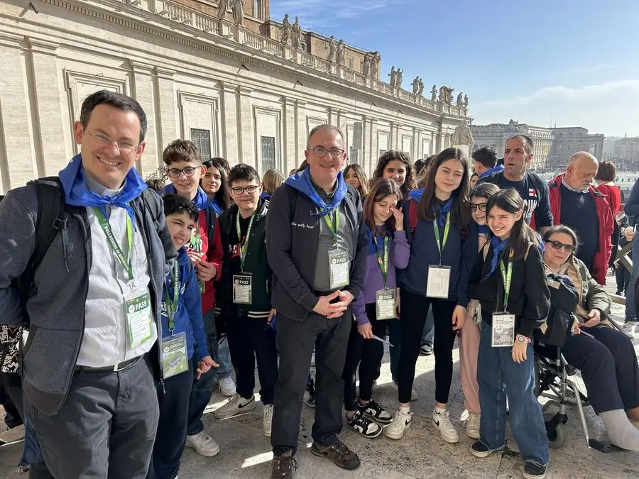 I giovani bresciani in pellegrinaggio a Roma per il Giubileo 2025