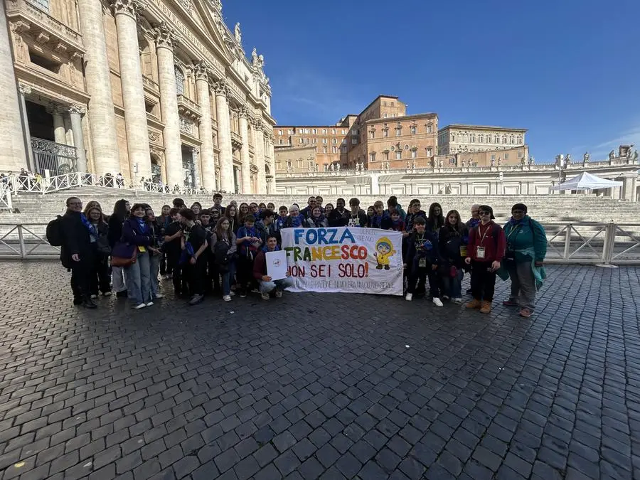 I giovani bresciani in pellegrinaggio a Roma per il Giubileo 2025